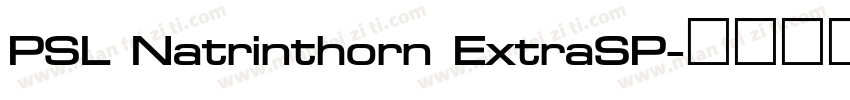 PSL Natrinthorn ExtraSP字体转换